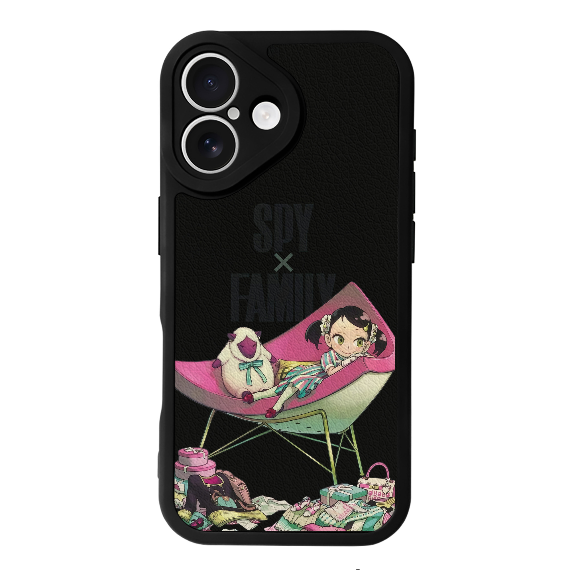 （画像用） SPY×FAMILY间谍家家酒 【iPhone 16シリーズ対応】シリコンスマホケース（レザー調） 材質：シリコン